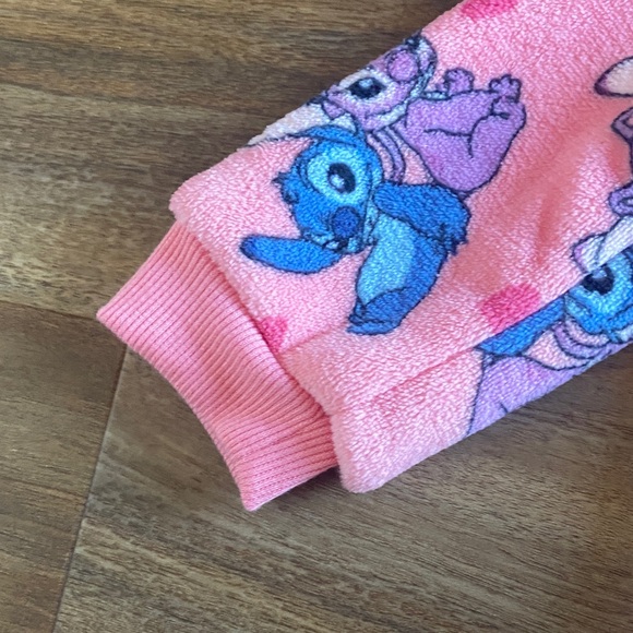 Disney Baby Stitch 2PC Fleece Outfit 18M NWT Pink Lounge Set - Picture 7 of 10